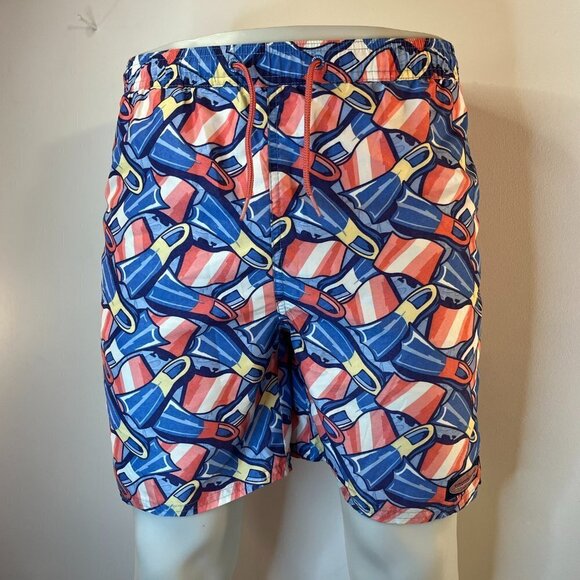 Vineyard Vines Boy's Flippers Chappy Swim Trunks - Size XL (18) - Picture 2 of 4